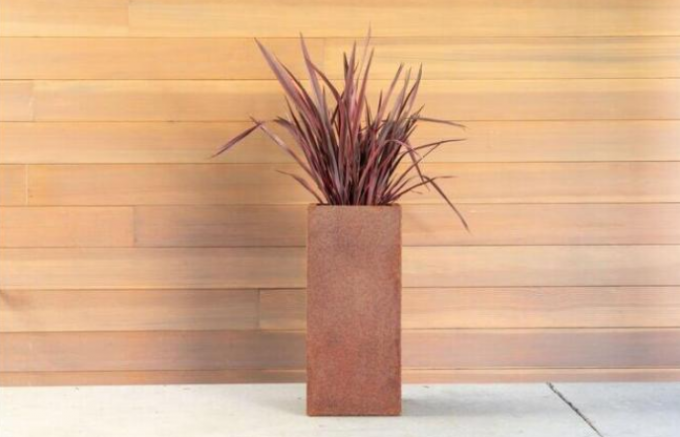 Plantador de aço da coluna de Corten da anti torre alta do projeto do cubo do clássico da corrosão