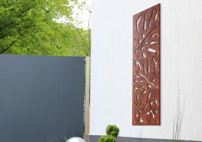 Painel da tela de Art Corten Steel Laser Cut da parede do metal da decoração da casa e do jardim