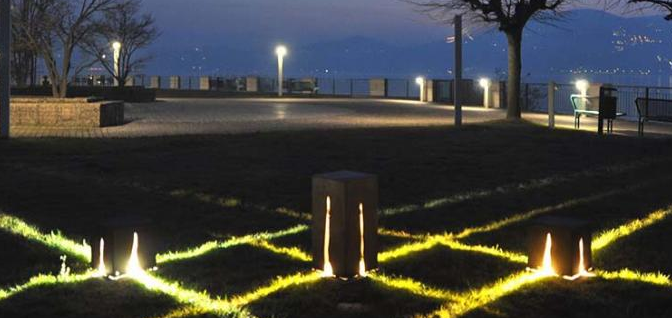 Laser que corta o aço Rusty Bollard Light de Art Decoration Led Lighting Corten