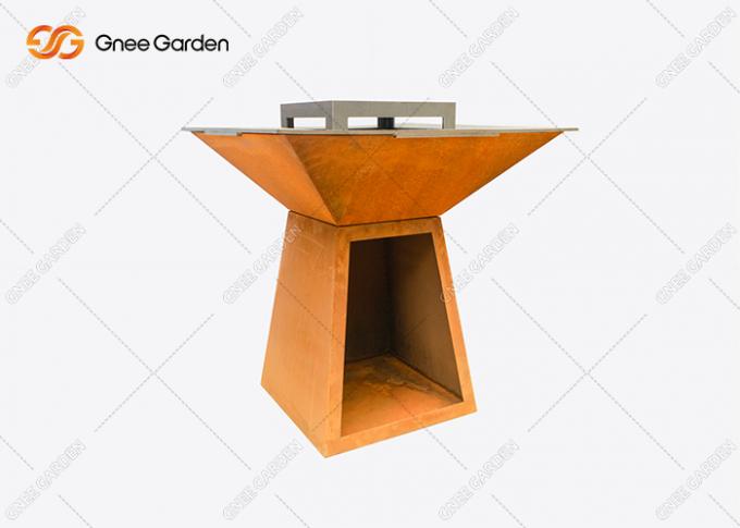 A fábrica personaliza o fogo de aço de aço Pit Bbq Brazier do ferro de Pit Grill Corten do fogo do assado de Corten