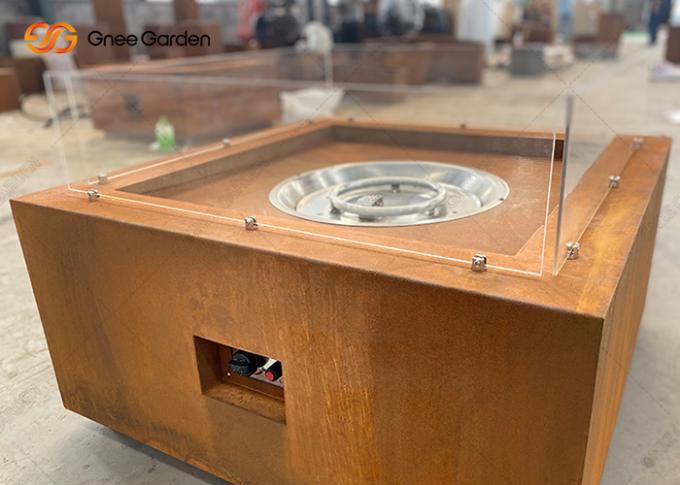 Tabela de aço personalizada do soldador de Firepit Corten do gás do soldador do carvão vegetal de Outdoorl