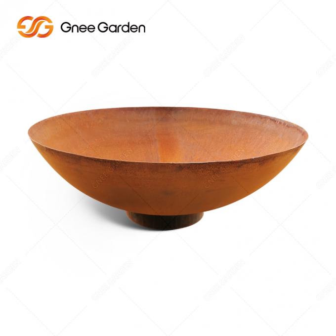 Poços de aço exteriores ardentes de madeira do fogo de Corten da bacia de fogo do metal de Firepit