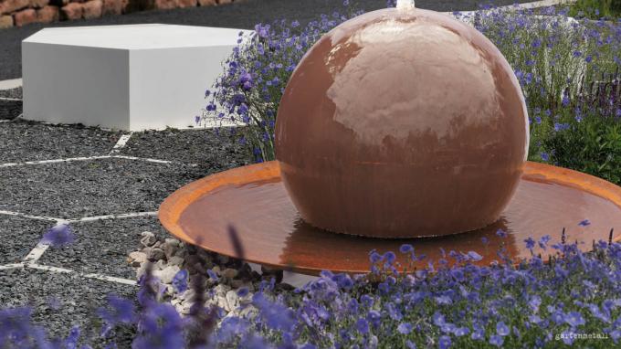 Característica de aço personalizada da água de Corten da cachoeira da decoração dos jardins
