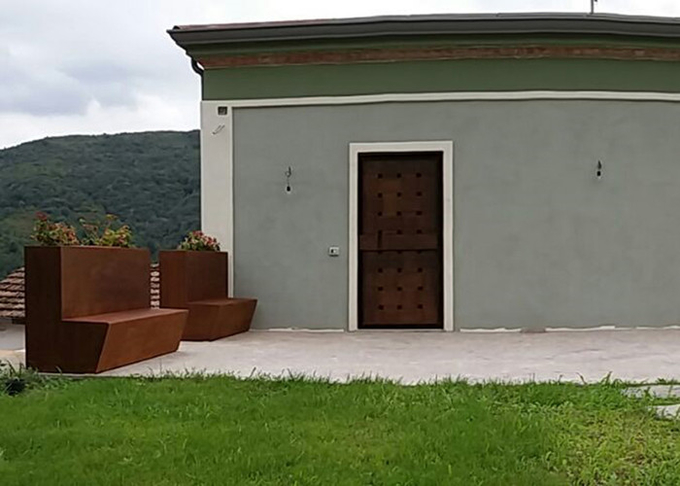 Projeto novo do jardim - renovação de uma casa da quinta