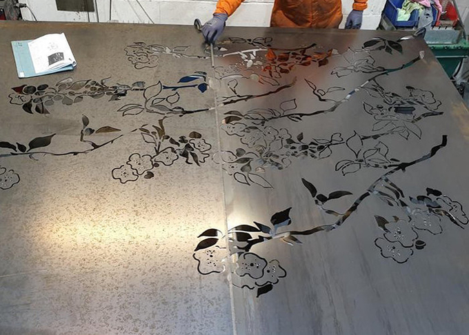 Painel da separação da tela da oxidação do aço de Corten do fornecedor de China