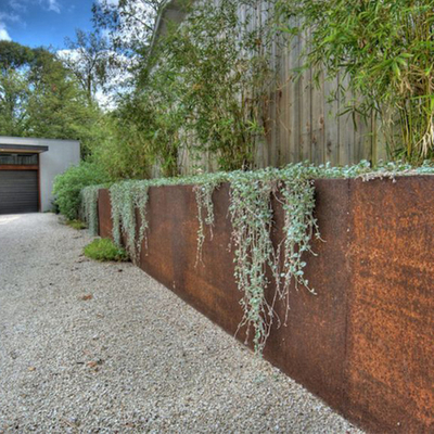 O laser feito sob encomenda cortou grandes plantadores exteriores de aço de Corten 0.8mm 1.2mm densamente