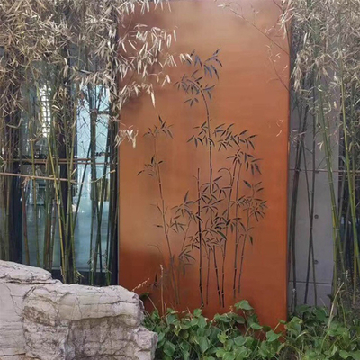 Produtos de jardim de metal para arte arquitetônica Telas resistentes de aço corten para jardim