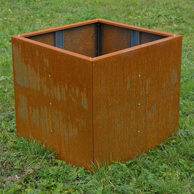 O laser exterior de aço personalizado do plantador do metal de Corten cortou destacável