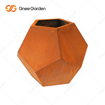 Potenciômetro de aço decorativo da planta de Corten dos plantadores do jardim do ODM Corten do OEM antiusura
