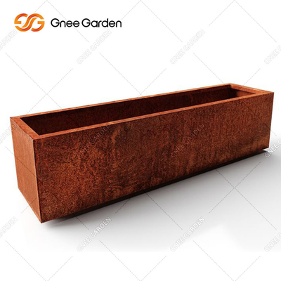 O TUV certificou o plantador exterior molhando fácil do metal grande - feito sob medida