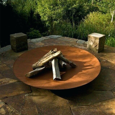 80cm Rusty Corten Fire Bowl Brazier exterior para o partido de acampamento