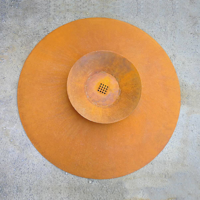 Fogo de aço exterior Pit Rusty Burner Outdoor For Backyard de Corten