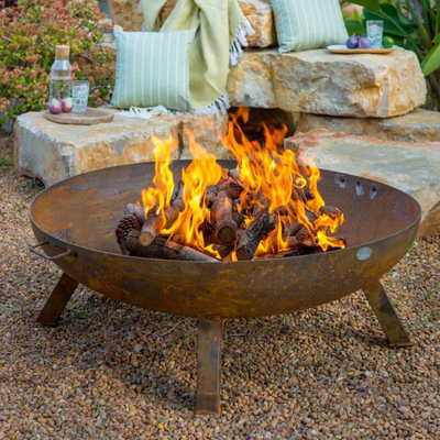 Bacia de fogo de aço portátil dos fogões de Pit Camping Corten Steel Bonfire do fogo de Corten