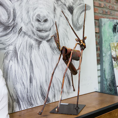 Escultura de bronze do sumário customizável da arte finala para a decoração do hotel