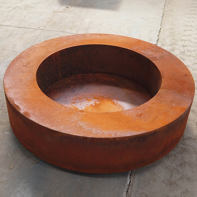Espessura distintiva Heater Corten Steel Fire Pit de Rusty Metal 2mm do aço de Corten para o fogo exterior Pit Bowl