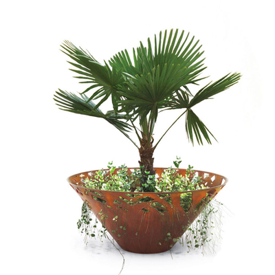 plantador exterior do metal do jardim de 1000mm Gnee para a árvore e a flor