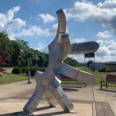 Escultura abstrata moderna do metal do ferro fundido da aprovação do GV para o restaurante