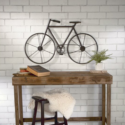 Jardim 47&quot; de Gnee peso leve da decoração de Art Decor Cycle Wall Hanging da parede do metal