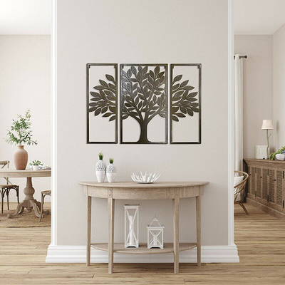 Polegadas da arte 32*24*5 da parede do metal de Art Decor Tree Of Life da parede do metal da tela do corte do laser