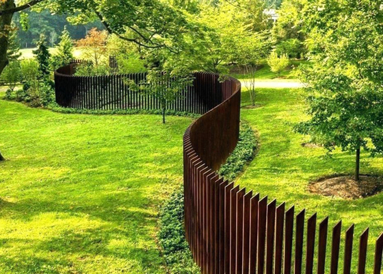 cerca de aço Panel Exterior Design de Corten do jardim alto de 2m para residencial