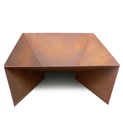 Poço de dobramento do fogo do teste padrão de aço novo do metal de Corten do projeto