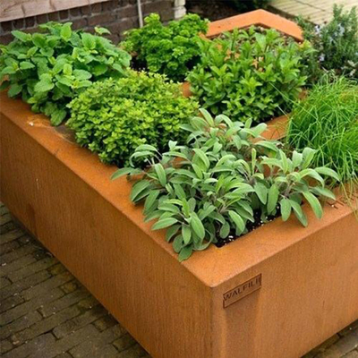 Os fornecedores florescem potenciômetros de flor decorativos do metal do jardim do plantador