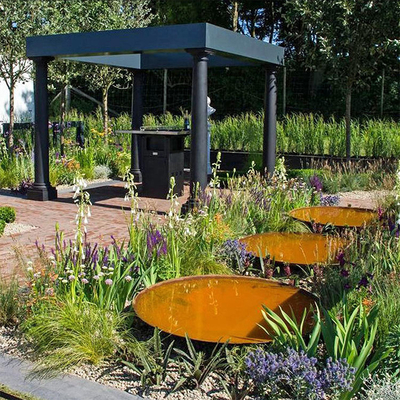 Poço de queimadura de aço do fogo da madeira de metal do pátio para o jardim