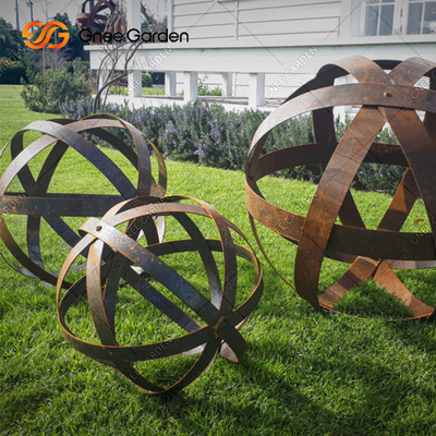 Decoração de aço de Corten dos ornamento da decoração do metal da paisagem do jardim para Homeyard