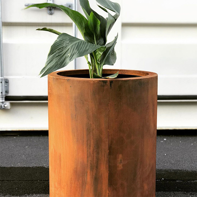 A espessura 0.5mm ao plantador exterior do metal de 20.0mm Corten veste a oposição