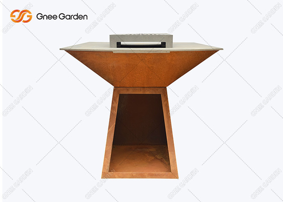 Personalize o fogo de aço Pit Bbq Brazier de Pit Grill Corten Steel Iron do fogo do assado de Corten