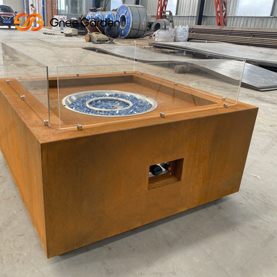 Fogueira de aço corten enferrujado ao ar livre OEM ODM