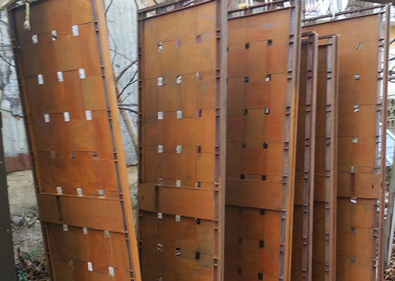 O laser decorativo da espessura 3mm cortou a tela Corten que o jardim de aço almofada o GV