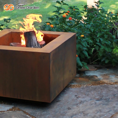Poço de aço do fogo de Pit Heavy Duty Wood Burning do fogo do ODM 120cm Corten do OEM