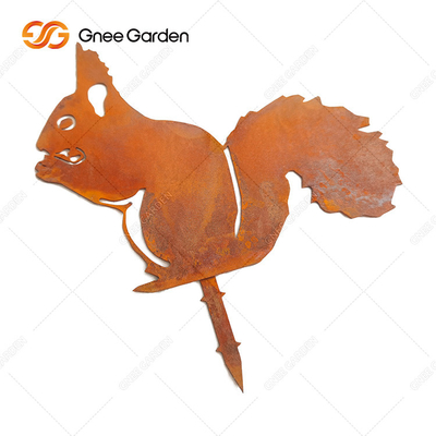 Dos ornamento de aço do jardim de Corten da categoria de AISI GB escultura animal