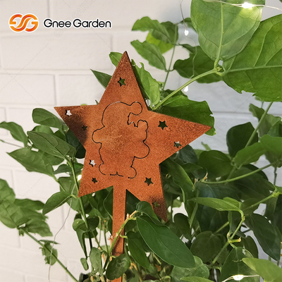 Metal Rusty Garden Ornaments Customizable Size de Art Craft Corten Steel do CE grande