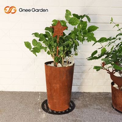 Metal Rusty Garden Ornaments Customizable Size de Art Craft Corten Steel do CE grande