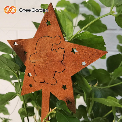 Metal Rusty Garden Ornaments Customizable Size de Art Craft Corten Steel do CE grande