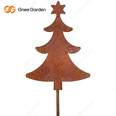 O laser dos ornamento do jardim do metal da personalização cortou Corten que os sinais de aço vestem a oposição