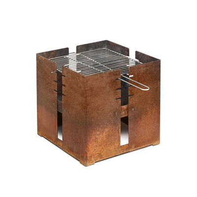 As grades de cozimento exteriores amigáveis de Eco oxidam a prova de aço do tempo da grade do assado de Corten