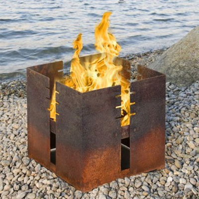 As grades de cozimento exteriores amigáveis de Eco oxidam a prova de aço do tempo da grade do assado de Corten