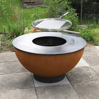 Oxida o soldador ardente de madeira sem fumaça resistente do assado de Firepit resistido pre