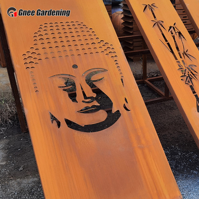 O laser decorativo moderno dos produtos do jardim do metal do GV cortou os painéis de aço de Corten