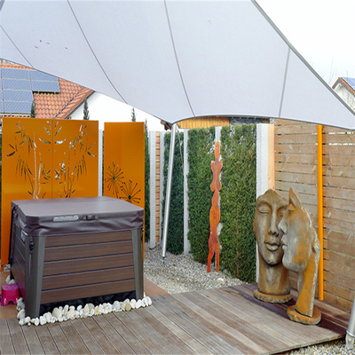 Produtos de jardim de metal pré-enferrujado Painéis decorativos de aço corten feitos sob medida