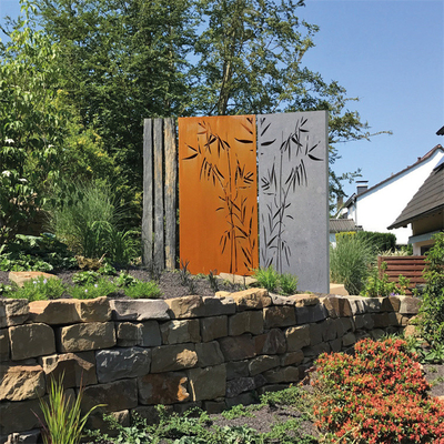 Produtos de jardim de metal pré-enferrujado Painéis decorativos de aço corten feitos sob medida