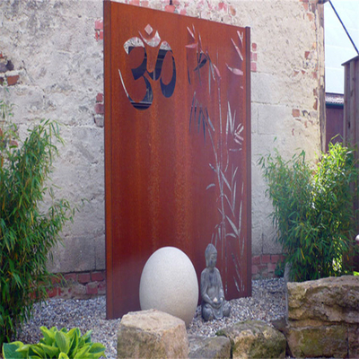 Produtos de jardim de metal pré-enferrujado Painéis decorativos de aço corten feitos sob medida