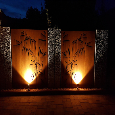Produtos de jardim de metal para arte arquitetônica Telas resistentes de aço corten para jardim