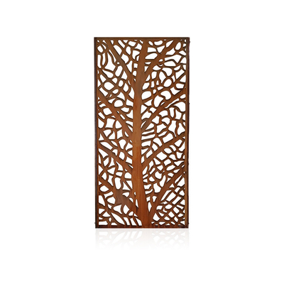Tela decorativa de aço de Corten dos produtos do jardim do metal da personalização de grande resistência