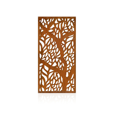 Tela decorativa de aço de Corten dos produtos do jardim do metal da personalização de grande resistência