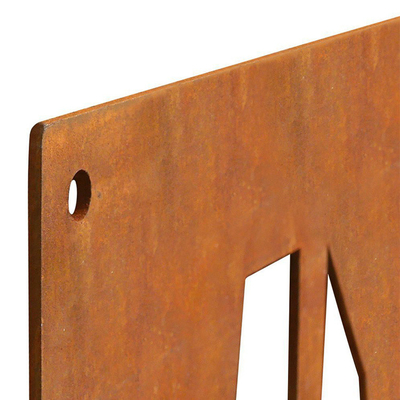 Os divisores de sala de aço personalizados do metal de Corten dividem a vida da casa
