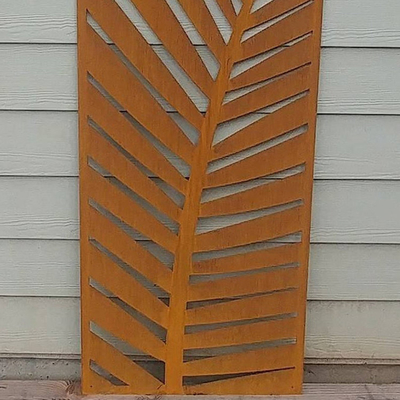 A decoração exterior Corten feito-à-medida o jardim de aço seleciona 2.5mm grossos